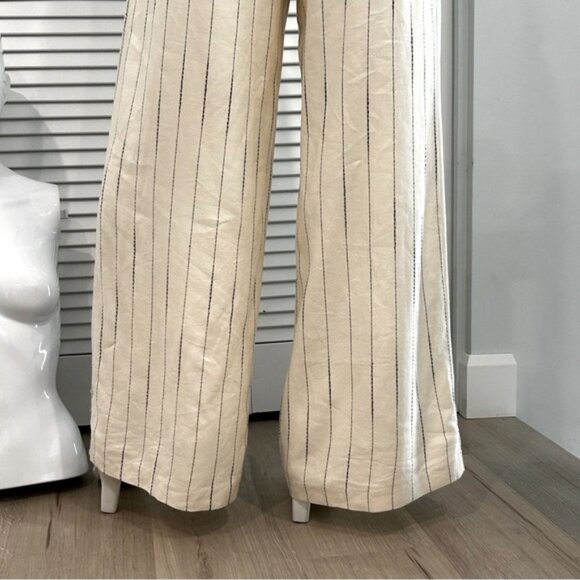 Linen Blend Wide Leg Baggies - Picture 9 of 16